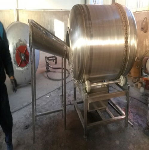 鸡鸭肉滚揉腌制机图片点击了解更多 汇康食品机械